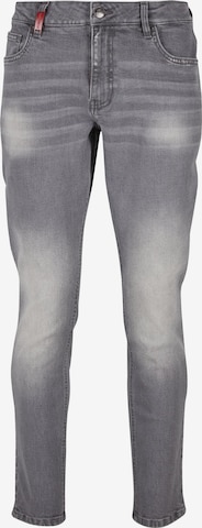 2Y Premium Jeans in Grijs: voorkant