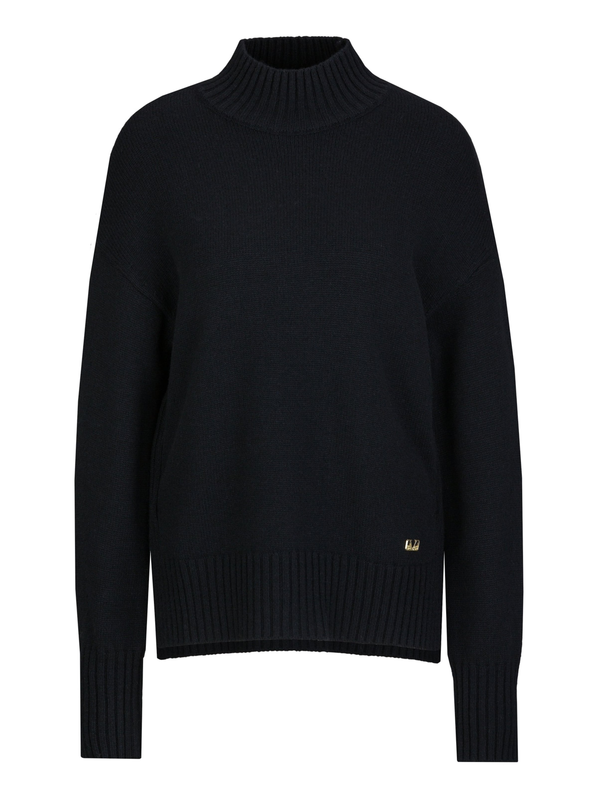 19V69 ITALIA Pull-over en noir, Vue avec produit