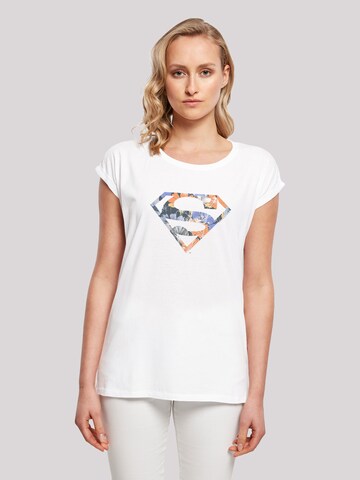 F4NT4STIC Shirt 'DC Comics Superman' in Wit: voorkant