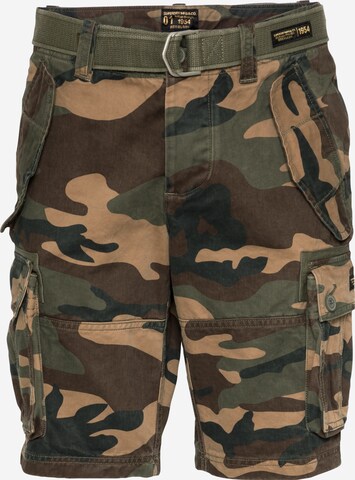 Superdry Regular Cargo Pants in Green: front