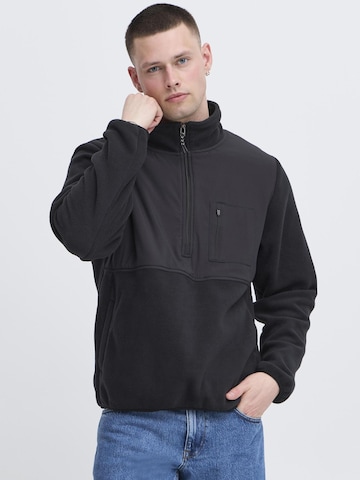 Pull-over ' BHMARIO halfzipp ' BLEND en noir