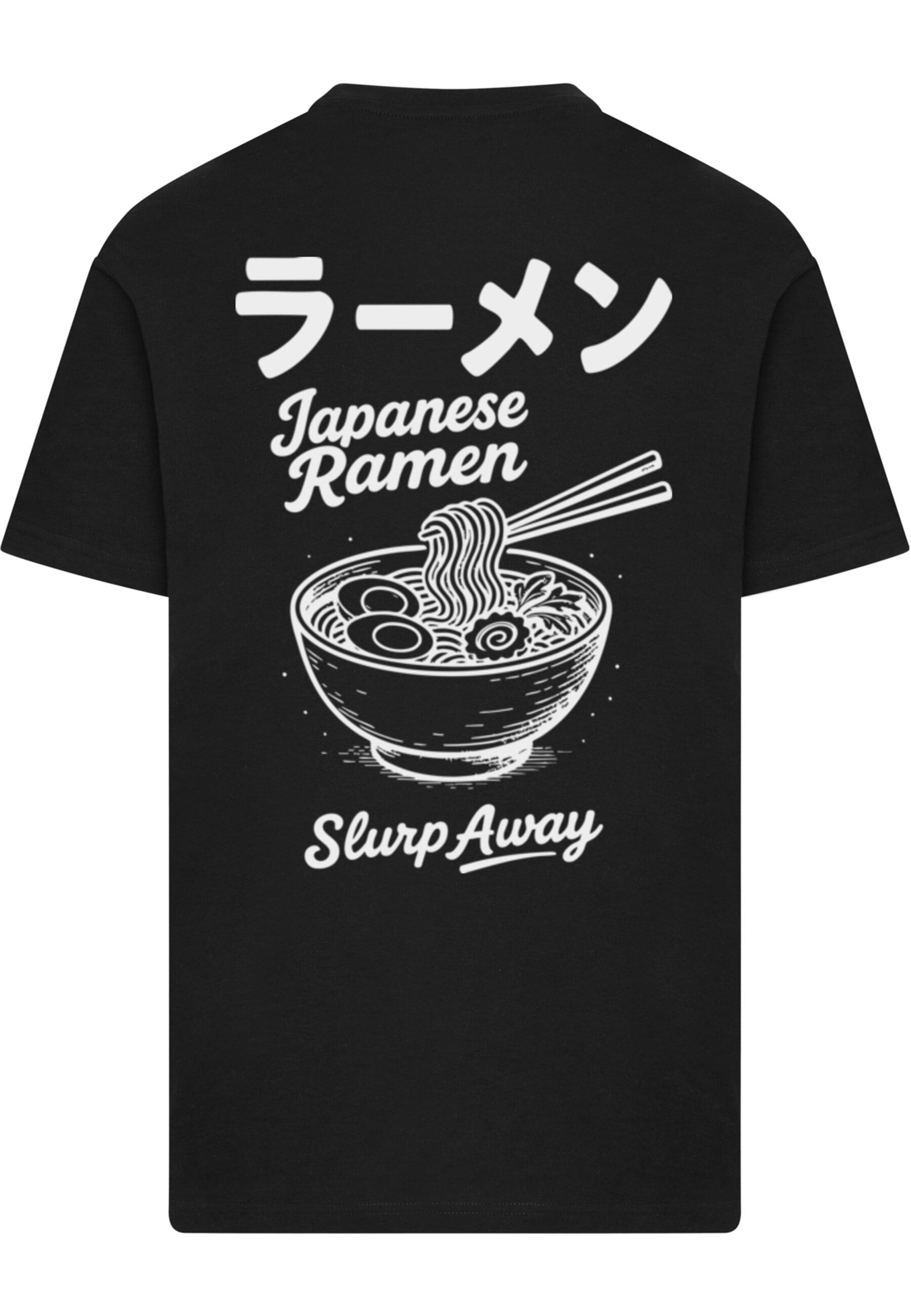 Merchcode Shirt 'Japanese Ramen' in Black