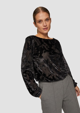 s.Oliver BLACK LABEL Shirt in Black