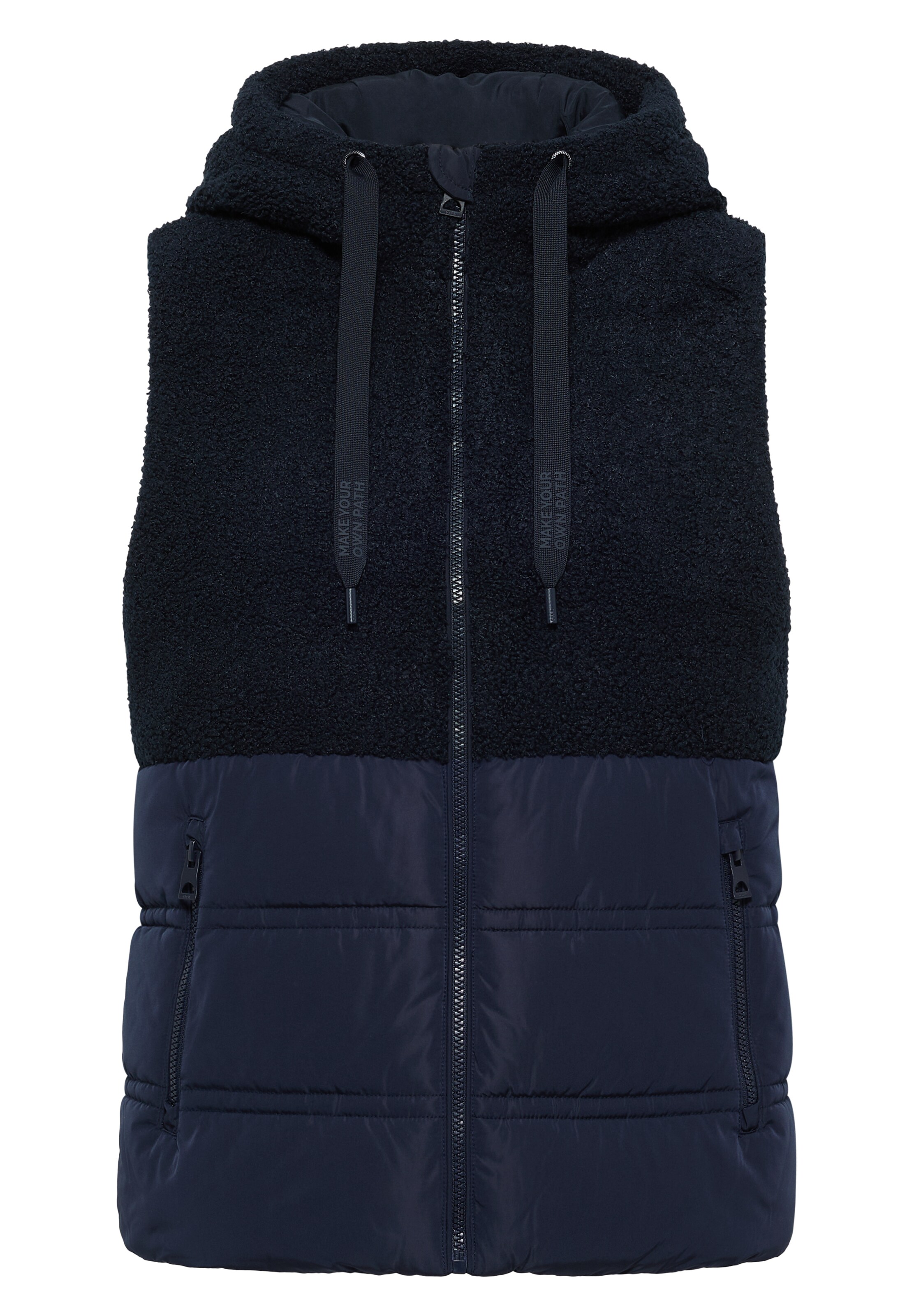 CECIL Vest in Blue: front