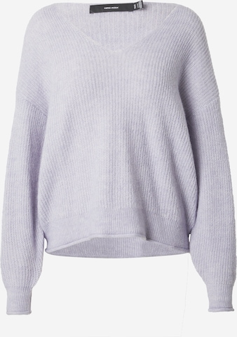 VERO MODA Sweater 'VMMILI' in Purple: front