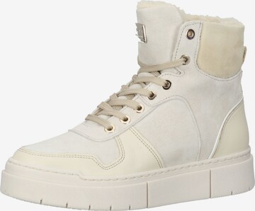 SCAPA High-Top Sneakers in White: front