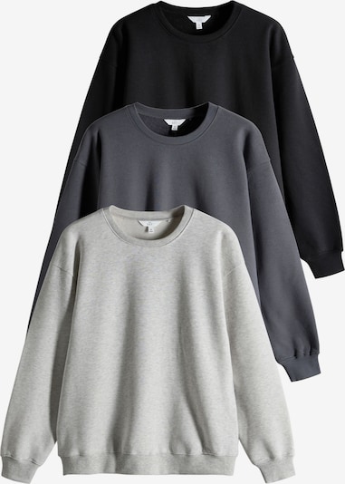 The Set Sweater majica u siva / svijetlosiva / crna, Pregled proizvoda