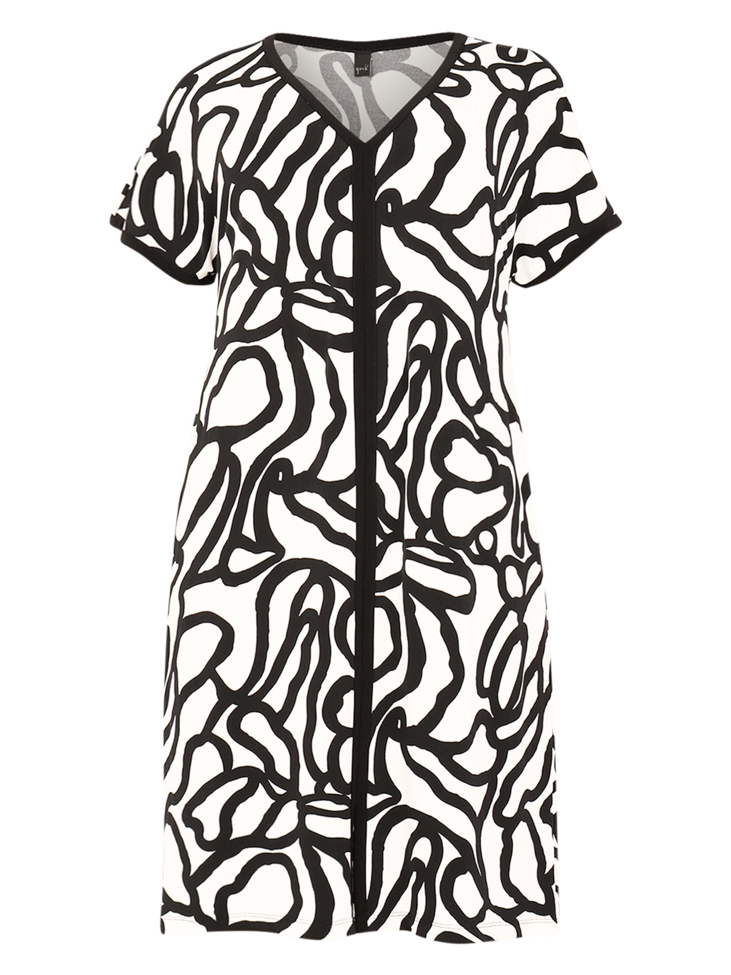 YOEK Jurk in Wit: voorkant