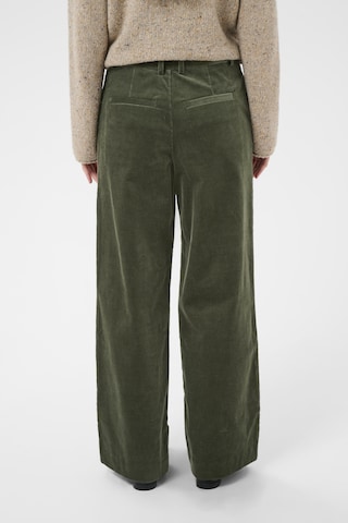 Part Two - Pierna ancha Pantalón en verde