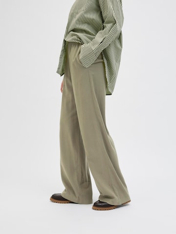 JJXX Wide leg Trousers 'JXPoppy' in Green
