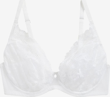 Next T-shirt Bra in White: front