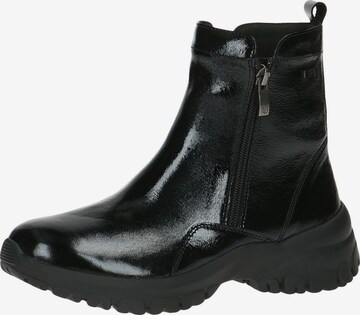 Bottines CAPRICE en noir : devant