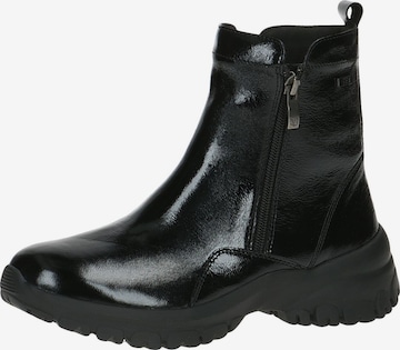 Bottines CAPRICE en noir : devant