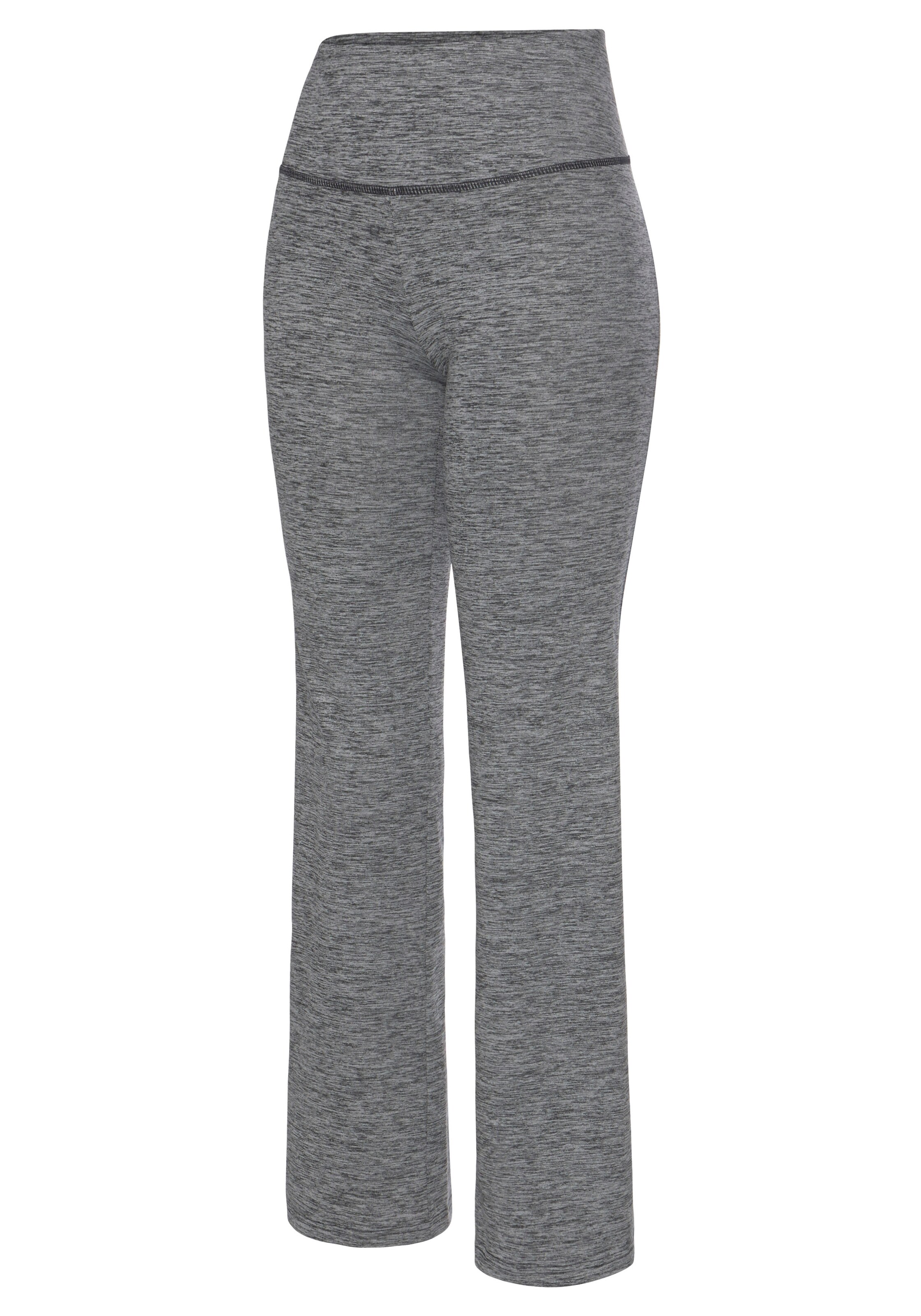LASCANA ACTIVE Flared Workout Pants in Grey