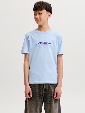 Jack & Jones Junior - Camisola 'JORCASSIS' em azul: frente
