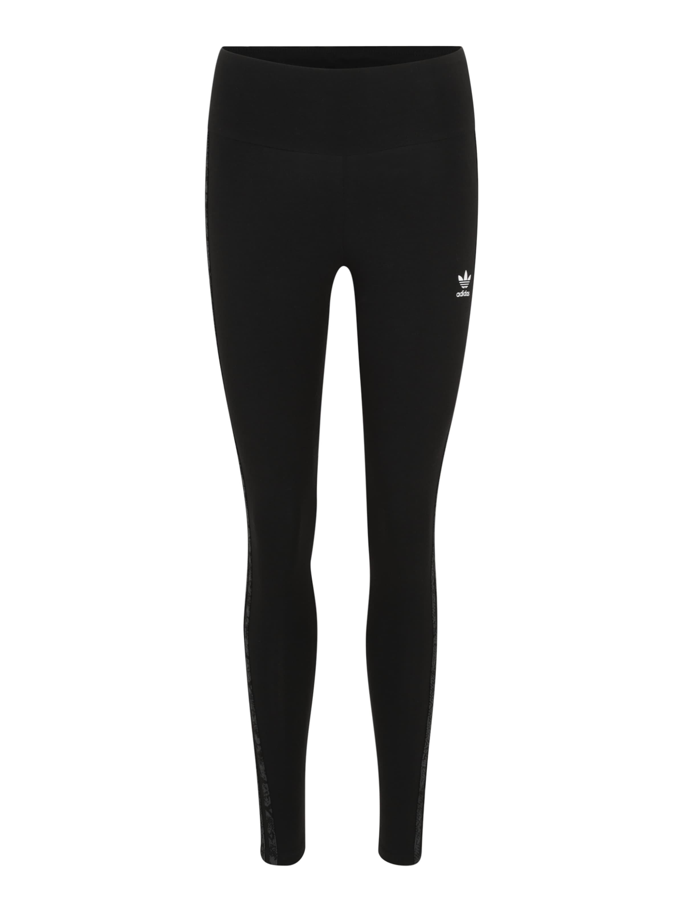 ADIDAS ORIGINALS Skinny Leggings 'SNAKE' in Black: front