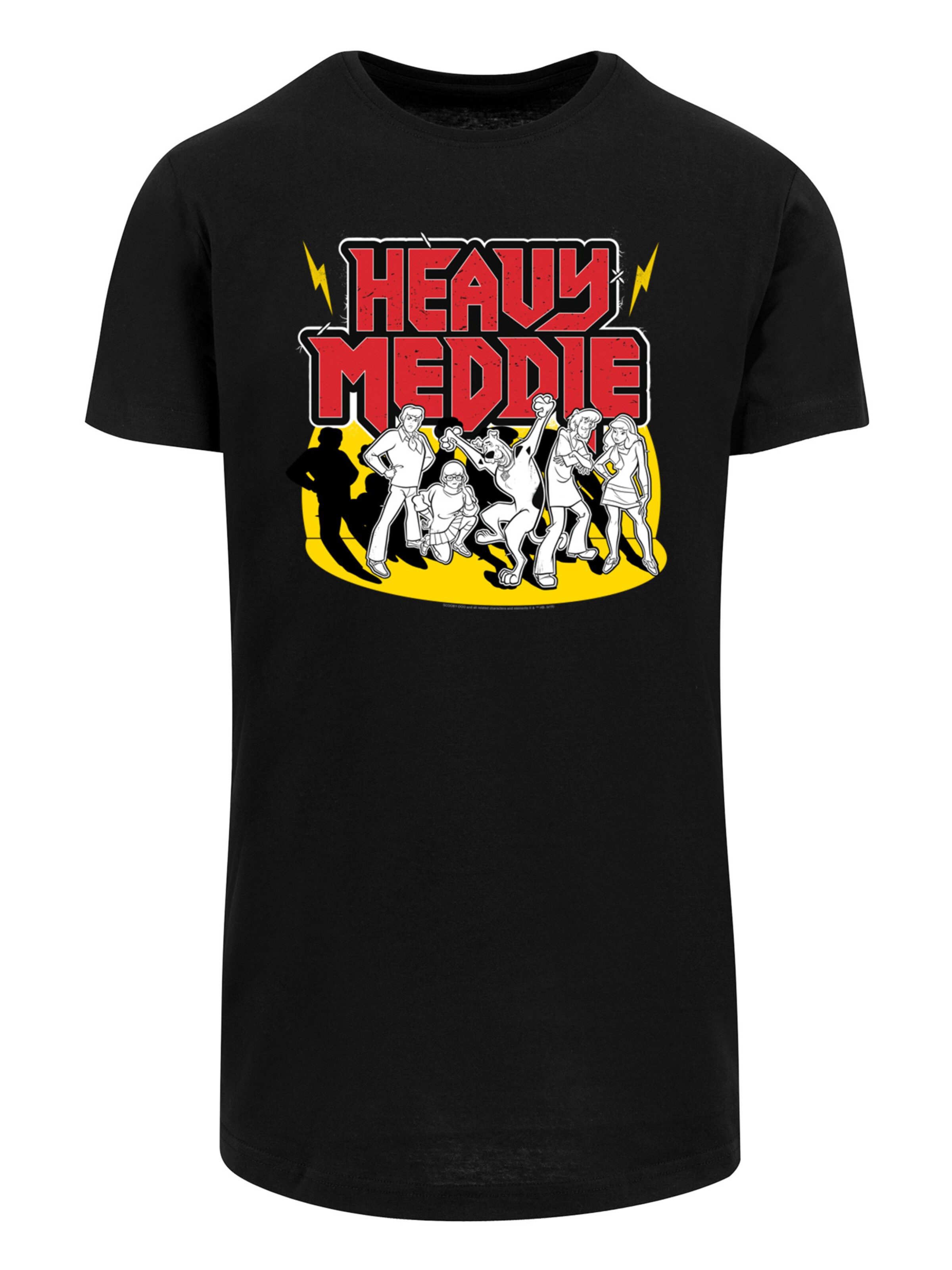 F4NT4STIC Shirt 'Heavy Meddle' in Zwart: voorkant