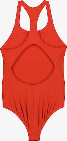 NIKE Bralette Athletic Swimwear in Red