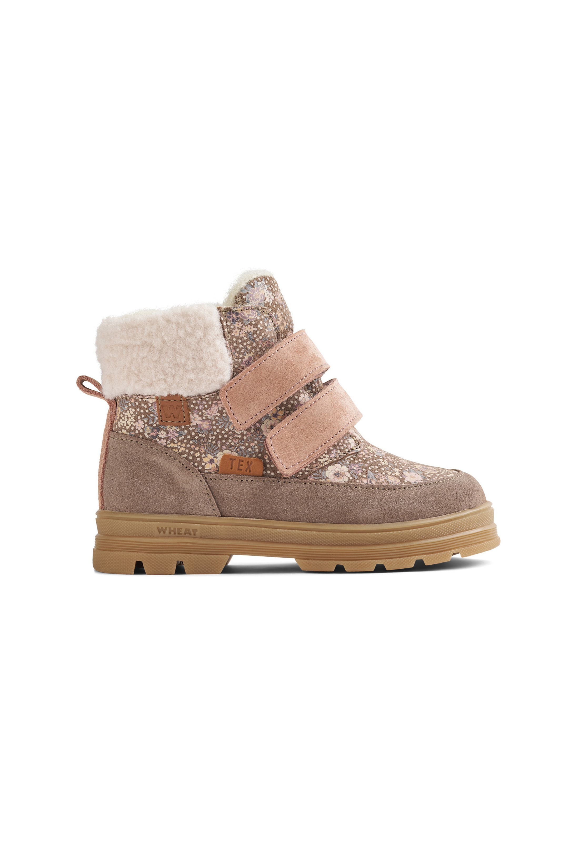 WHEAT Stiefel 'Milo Tex' in Pink: Vorderseite
