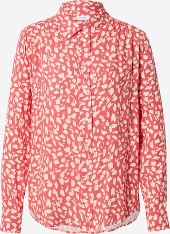 Chemisier 'Schwarze Rose' SEIDENSTICKER en rose : devant