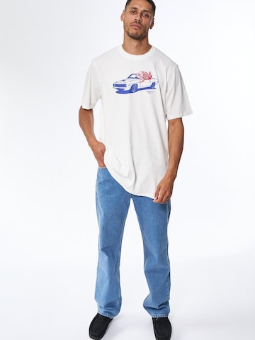 A Question Of (AQO) Shirt 'Carfish' in White: front