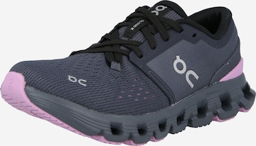 Chaussure de course On en bleu : devant