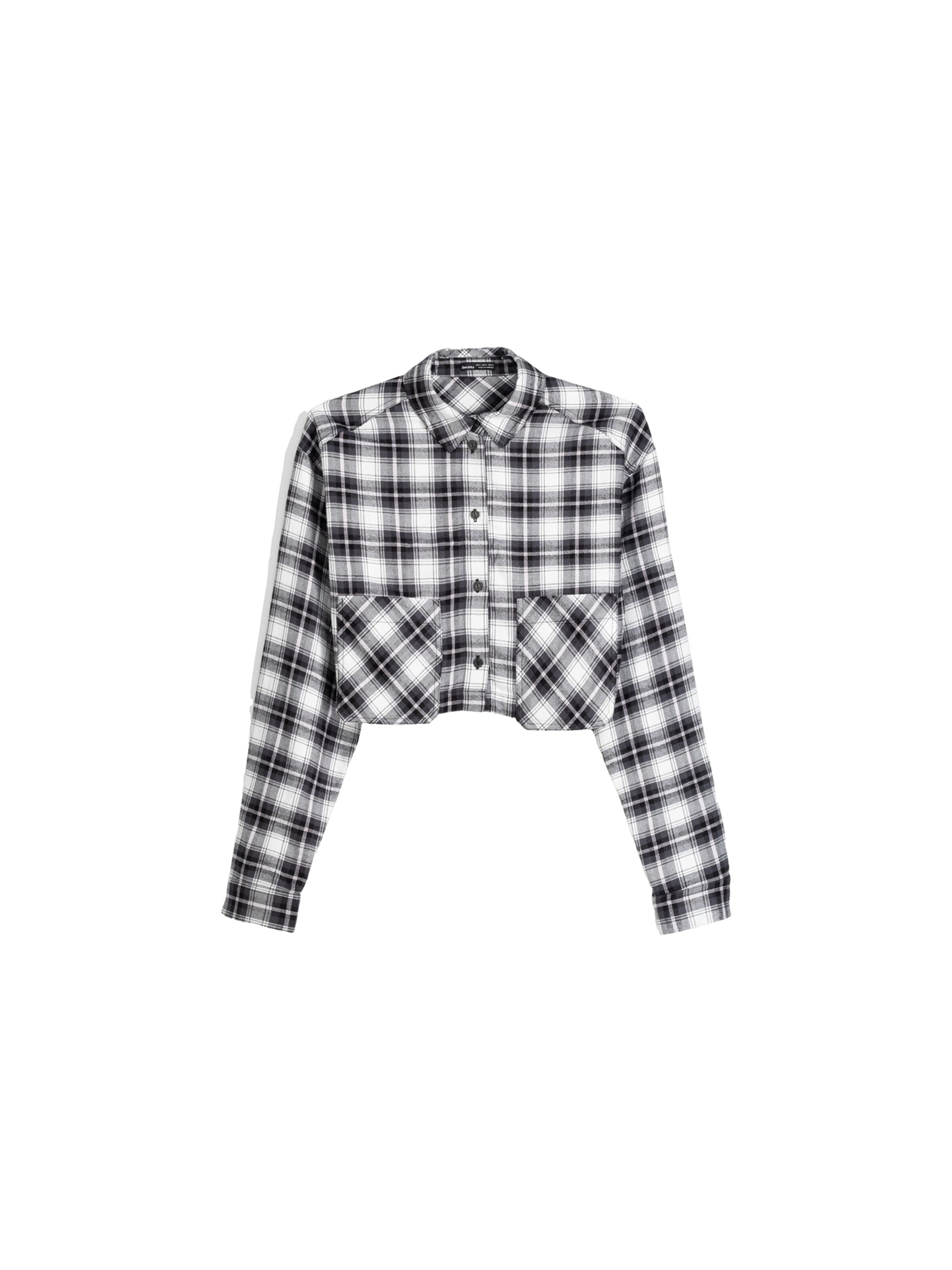 Bershka Bluse in Schwarz: Vorderseite