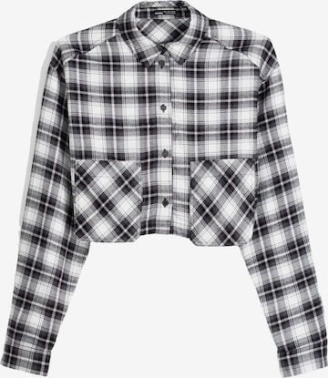 Bershka Bluse in Schwarz: Vorderseite