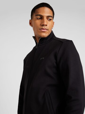 BOSS Sweatjacke 'SKAZ' in Schwarz