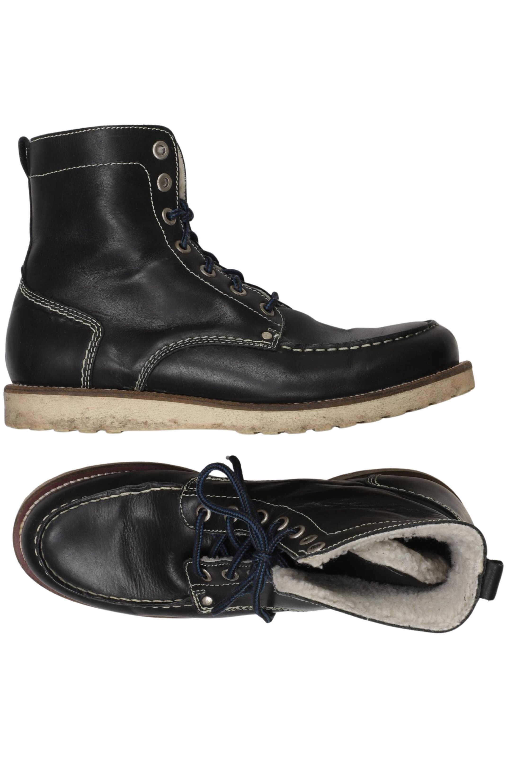 Buffalo London Stiefel 44 in Schwarz: Vorderseite