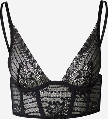 Bustier Soutien-gorge 'PANAMA' ETAM en noir : devant