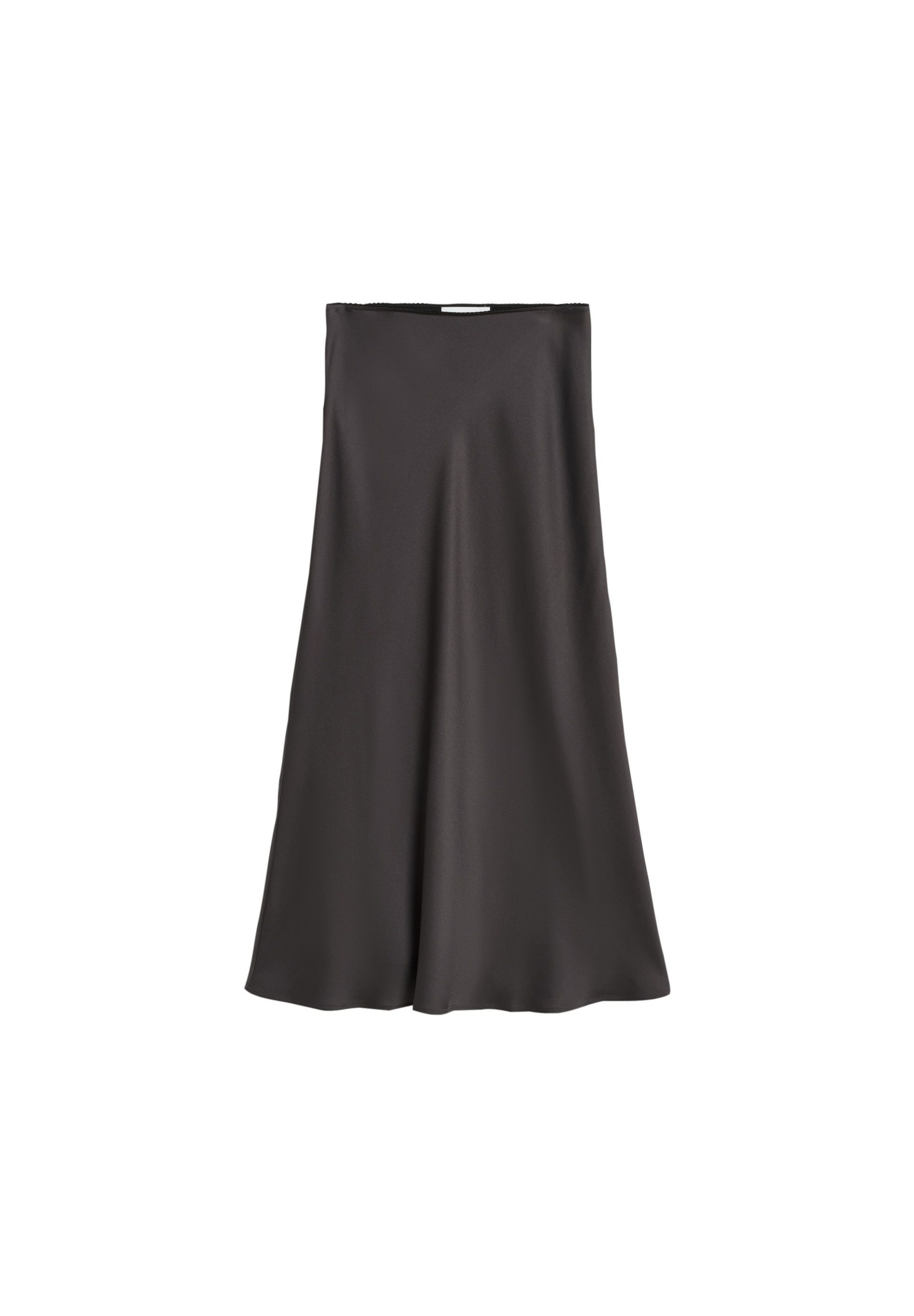 ARMEDANGELS Rock LENOVAA SATIN in Grau: Vorderseite