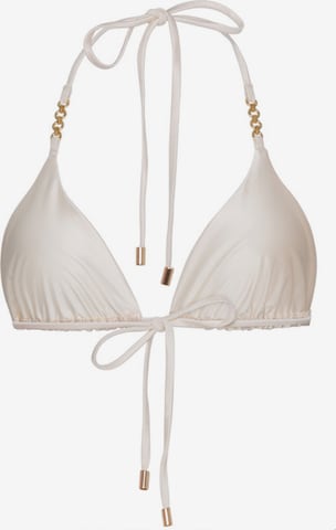 Anse Victorin Kolmio Bikinitoppi 'Sophia' värissä beige: etupuoli