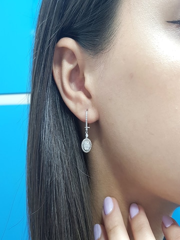 EinStein Diamant Earrings in Silver