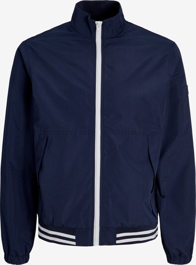 JACK & JONES Veste mi-saison 'Climb' en bleu marine / blanc, Vue avec produit