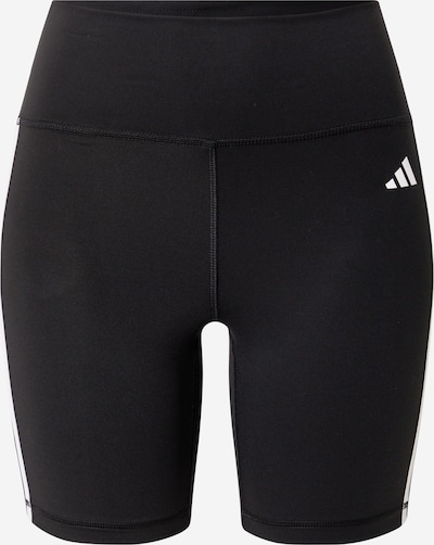 ADIDAS PERFORMANCE Pantalon de sport 'Essentials' en noir / blanc, Vue avec produit