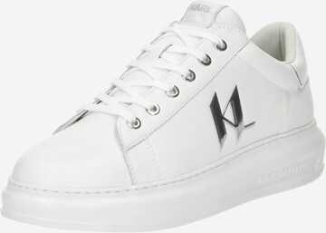 Karl Lagerfeld Platform trainers in White: front