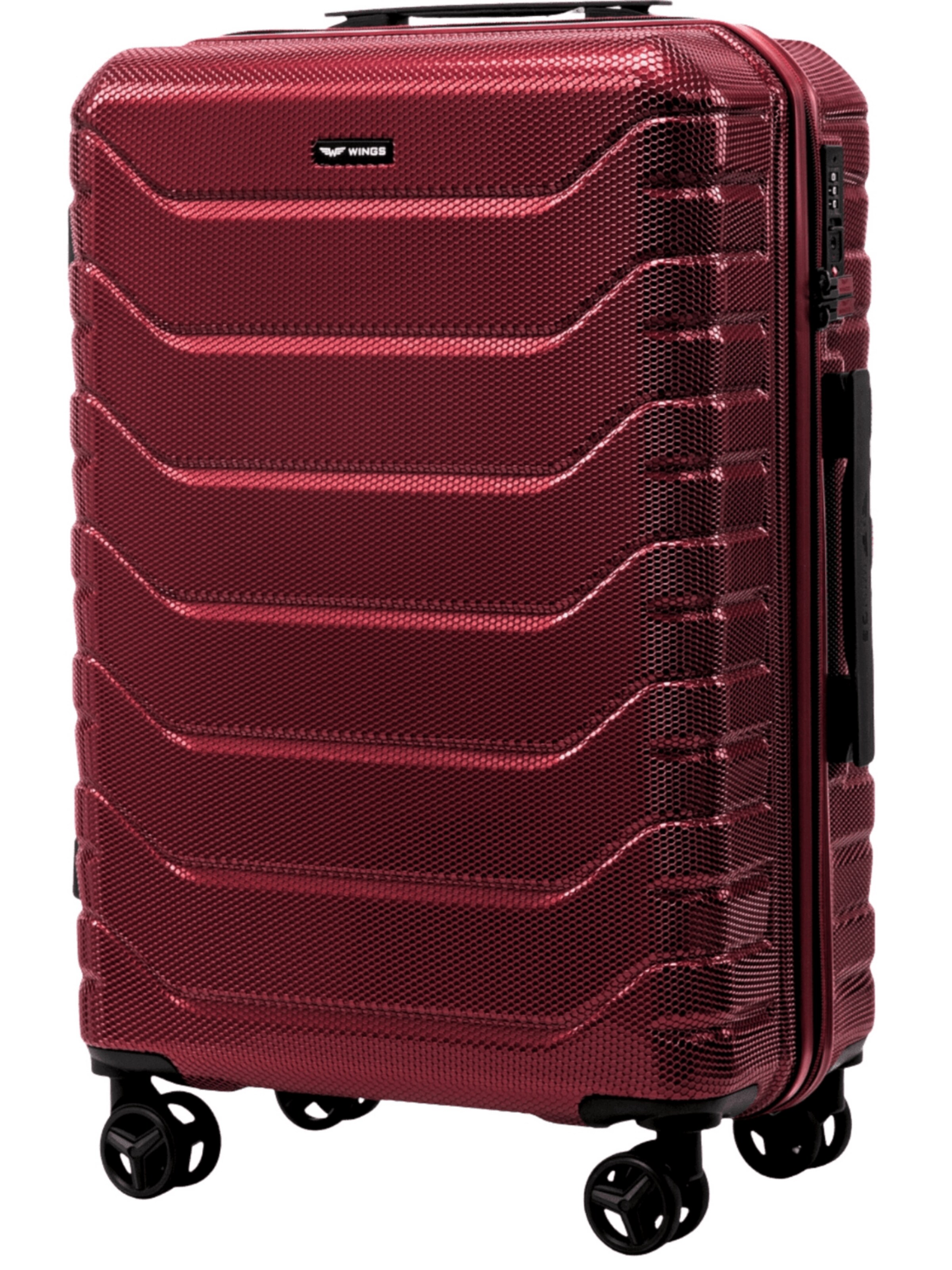 WINGS Trolley 'WINGS CRAKE Travel Suitcase Size L 96L with Spinner Wheels and Telescopic Handle'‌‌‌‌‌‌‌ in Rot: Vorderseite