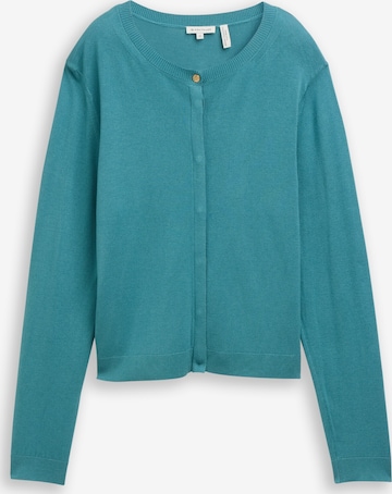 Cardigan TOM TAILOR en bleu : devant