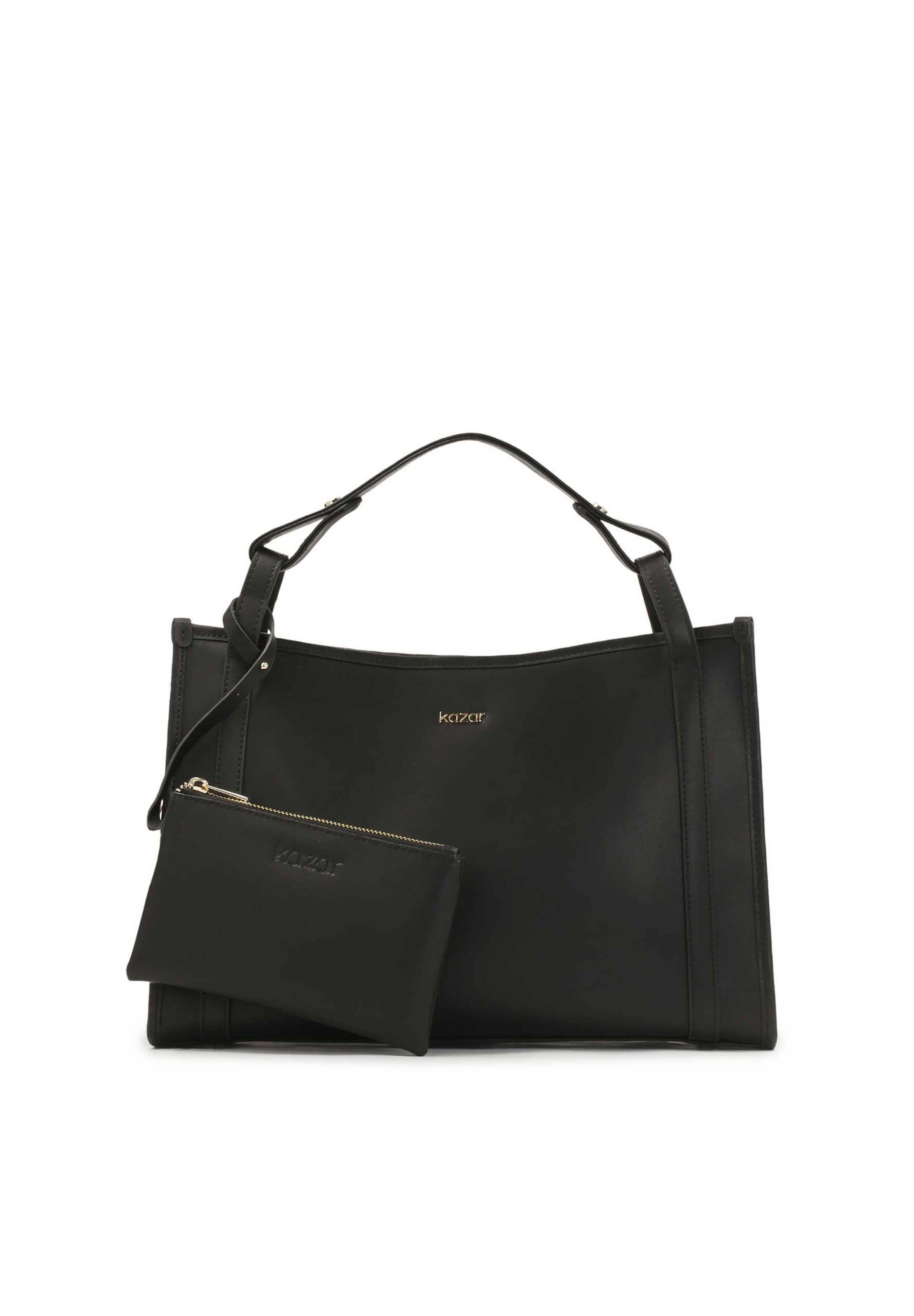 Kazar Handtas in Zwart: voorkant