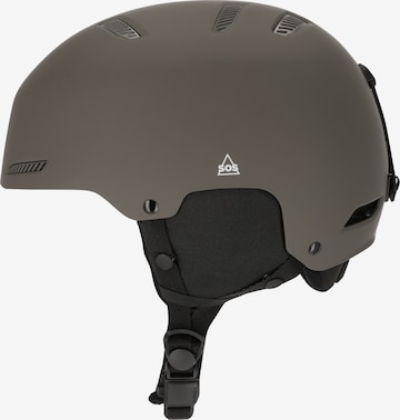 SOS Skihelm 'Cooper' in Grau