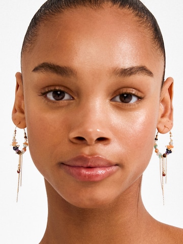 Pilgrim Ohrringe 'Iris' in Gold: Vorderseite