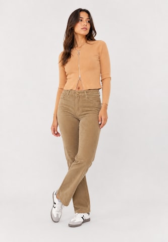 Regular Pantalon Elara en vert