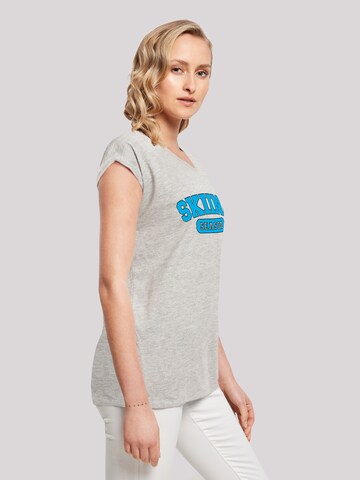 T-shirt 'Skiing Season Winter Sport' F4NT4STIC en gris