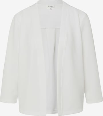 s.Oliver Sweat jacket in Beige: front