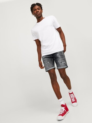 JACK & JONES Regular Дънки 'RICK' в сиво