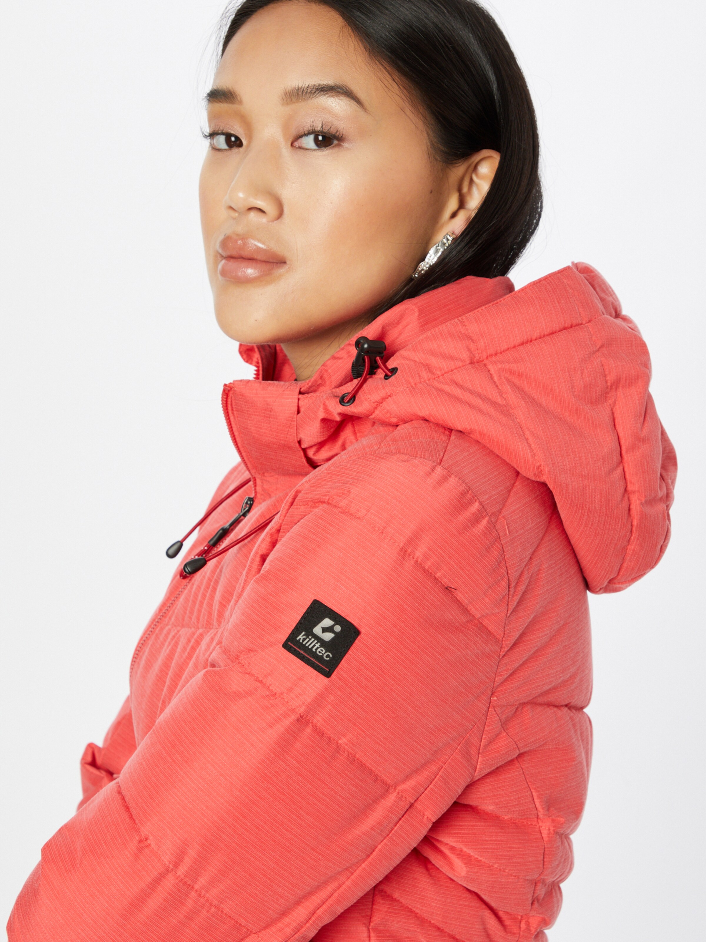KILLTEC Outdoor Jacket in Pastel Red | ABOUT YOU