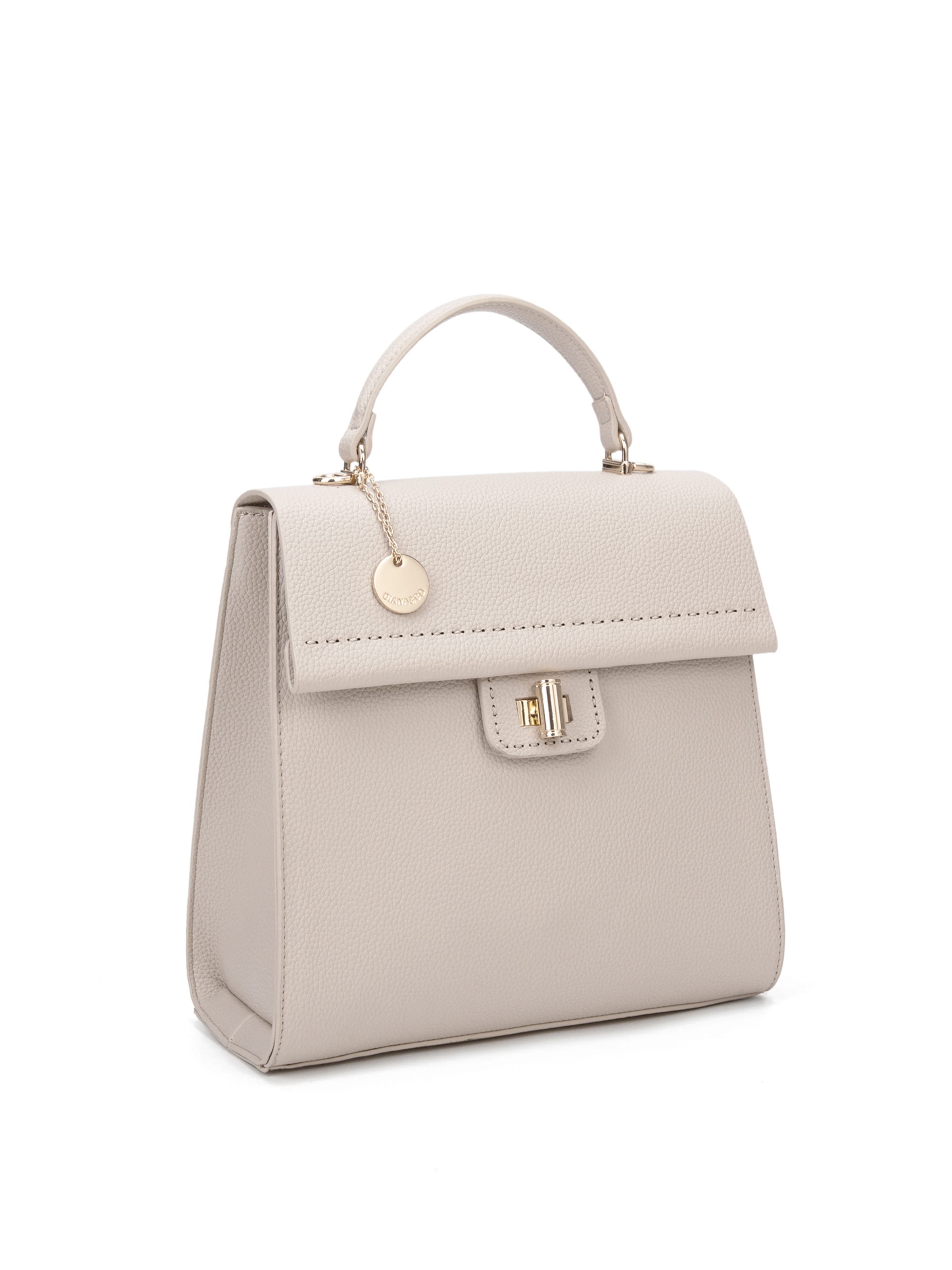 Zaino 'Zaino Donna Vegan Leather Diana & Co Firenze - Chiusura Girello Tracolla Regolabile' di Diana&Co. in beige