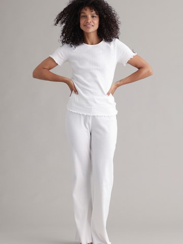 Hey Honey Shirt 'T-Shirt Pointelle' in Wit