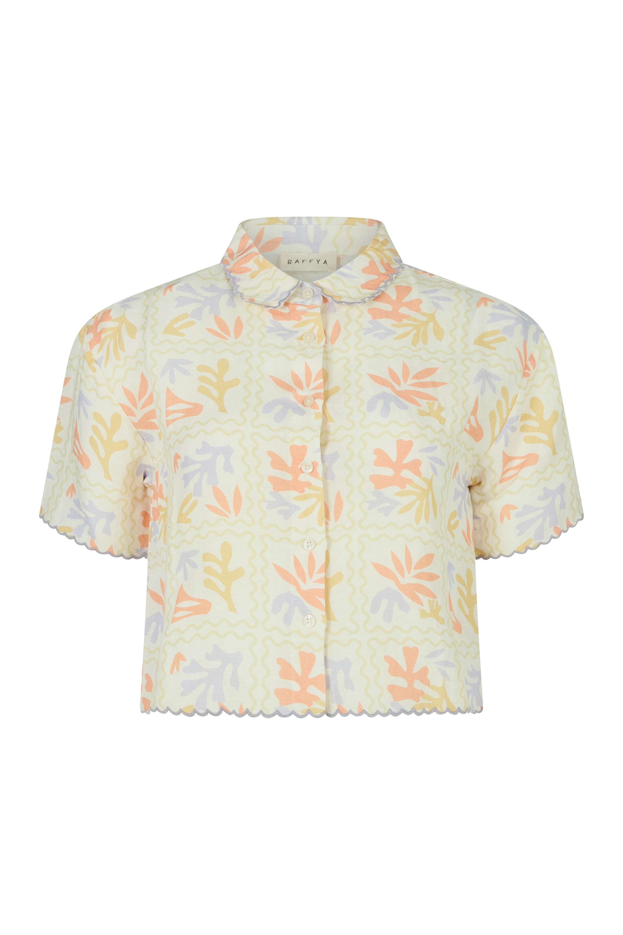 RAFFYA Blouse 'Gilly' in Mixed colours: front